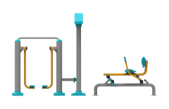 Kurek Cekme ve Uzay Yurusu Aleti PF-207 | Dış Mekan Spor Aletleri | Erse Kent Mobilyaları